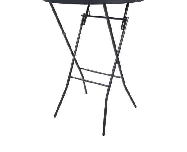 Standing table black 80 cm per 2 in box