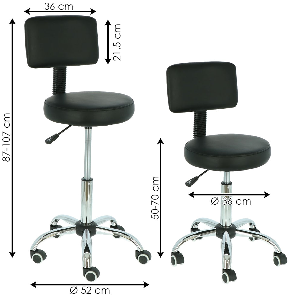 Tabouret Comfort black